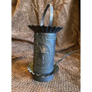 Star Tartwarmer Electric Country  Metal Tart Warmer Kettle Black Farm House